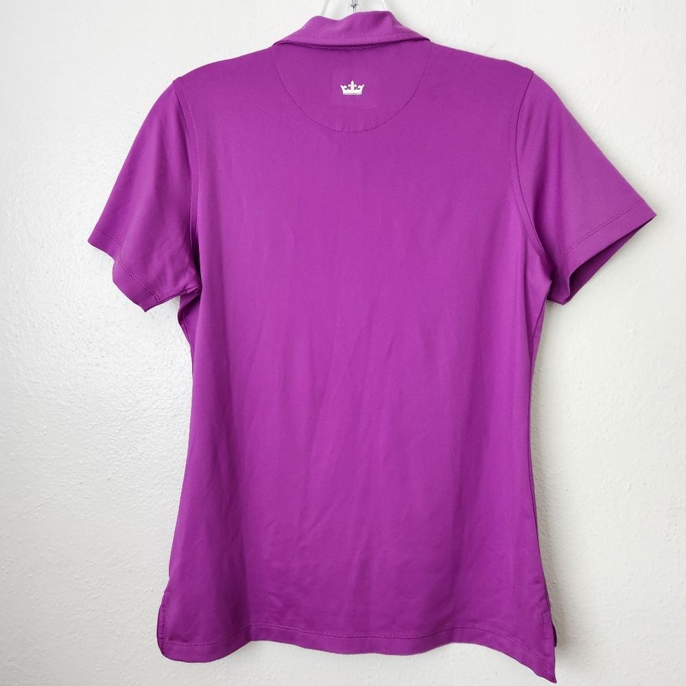 Peter Millar Polo E4 Wicking 50+UPF Women's Polo Short Sleeve Henley Shirt Small - Picture 2 of 11